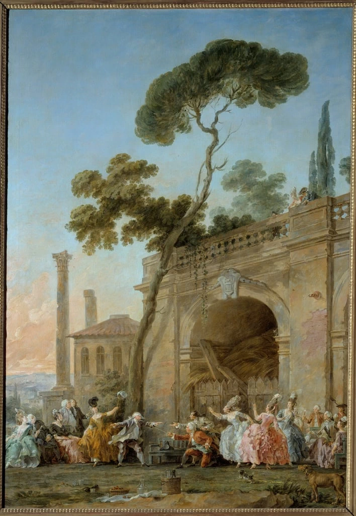 Hallè Noël - Gioco di Colin Maillard, Musee de Picardie, Amiens